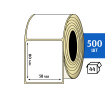 Термоэтикетка ТОП 58х80 (500шт) TOP