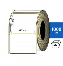 Термоэтикетка ТОП 80х40 (1000шт) TOP