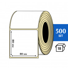 Термоэтикетка ТОП 80х80 (500шт) TOP