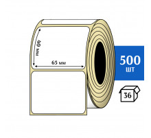 Термотрансферная этикетка ПЛГ 65х40 (500) COAT