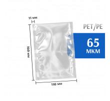 Пакет вакуумный 110/160мм PET/PE (100 шт)
