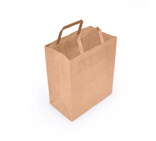 Бумажные пакеты с плоскими ручками 350x150x450 мм (50шт)