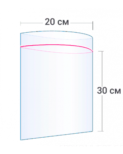 Пакет грипер Zip-Lock 20x30 см 100шт