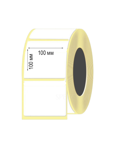 Термоэтикетки 100х100 мм (500 шт)