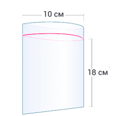 Пакет грипер Zip-Lock 10x18 см 100шт