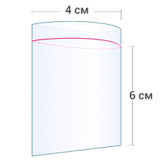 Пакет грипер Zip-Lock 4x6 см 100шт