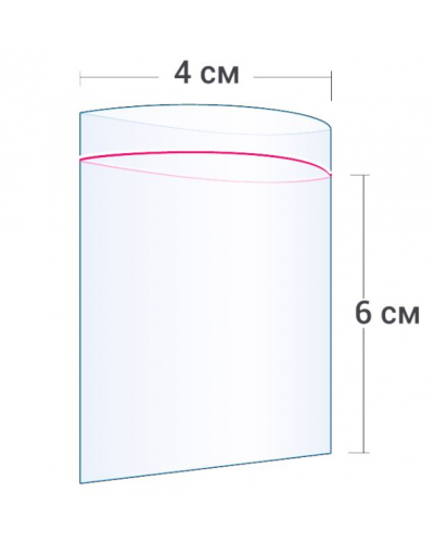 Пакет грипер Zip-Lock 4x6 см 100шт