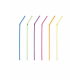 Трубочки с гофрой для коктейля 5х210 мм,  неоновые, 250 шт