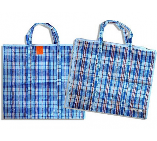 Сумка хозяйственная клетчатая 50х45х25 см