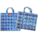 Сумка хозяйственная клетчатая 50х45х25 см