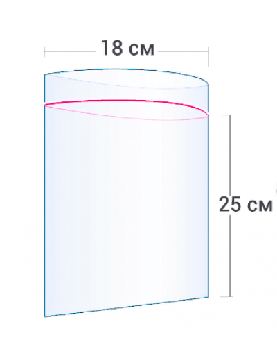 Пакет грипер Zip-Lock 18x25 см 100шт