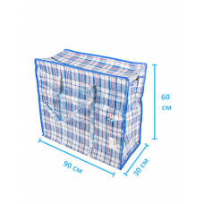 Сумка хозяйственная клетчатая 90х60х30 см