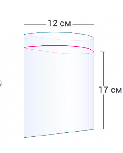 Пакет грипер Zip-Lock 12x17 см 100шт