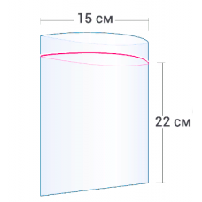 Пакет грипер Zip-Lock 15x22 см 100шт