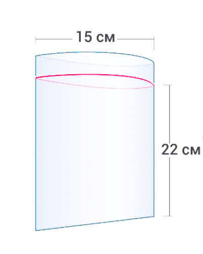 Пакет грипер Zip-Lock 15x22 см 100шт