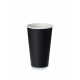 Стакан бумажный 250 мл черный 1-слой D80 (50 шт)