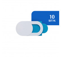 Шторки для веб камеры белые, 10 шт